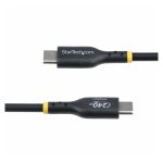 StarTech.com Cable de Carga USB-C de 4m, certificación USB-IF, PD de 240W, USB 2.0, recubrimiento TPE, SKU USB2EPR4M