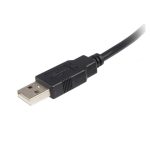 StarTech.com Cable USB de 2 metros para impresora con conectores USB A macho a USB B macho, negro. SKU: USB2HAB2M