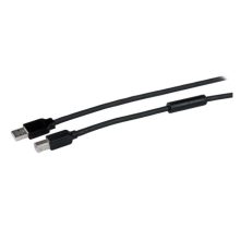 StarTech.com Cable de 15 Metros USB B Macho a USB A Macho Activo Amplificado USB 2.0, SKU USB2HAB50AC