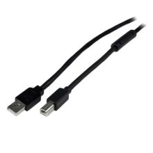StarTech.com Cable de 20 metros USB B macho a USB A macho activo amplificado USB 2.0 ideal para impresoras, SKU USB2HAB65AC