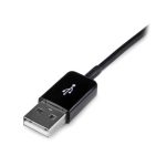StarTech.com Cable Adaptador USB macho de 1 metro para Samsung Galaxy Tab, color negro, sku USB2SDC1M