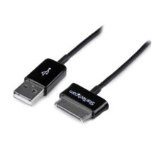 StarTech.com Cable Adaptador de 2 metros con Conector Dock USB para Samsung Galaxy Tab en color Negro, SKU USB2SDC2M