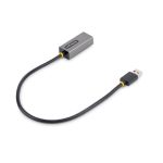 StarTech.com Adaptador USB 3.0 a Ethernet Gigabit de 10/100/1000 para portátiles con cable incorporado de 30cm, SKU USB31000S2