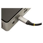 Cable USB-C StarTech.com de 2 metros, USB 5 Gbps, 100W de entrega de alimentación, modo alterno de DisplayPort 4K a 60Hz, cubierta de TPE, compatible con Thunderbolt. SKU: USB315CCV2M