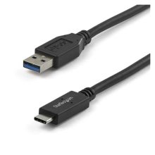 Imagen del cable de carga y sincronización StarTech.com de 1 metro, tipo USB-A a USB-C con velocidad de transferencia de 10Gbps. SKU USB31AC1M.