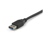 Imagen del cable de carga y sincronización StarTech.com de 1 metro, tipo USB-A a USB-C con velocidad de transferencia de 10Gbps. SKU USB31AC1M.