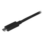 Cable StarTech.com USB-C de 1 metro con entrega de potencia de hasta 5 amperios, compatibilidad USB 3.1 de 10 Gbps, certificado USB Tipo C. SKU USB31C5C1M