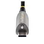 StarTech.com Cable de 1 metro USB-C con tornillo de fijación, 10Gbps, USB 3.2 Gen 2, carga por entrega de alimentación PD 100W, SKU USB31CCTLKV1M
