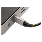 StarTech.com Cable de 1 metro USB-C con tornillo de fijación, 10Gbps, USB 3.2 Gen 2, carga por entrega de alimentación PD 100W, SKU USB31CCTLKV1M