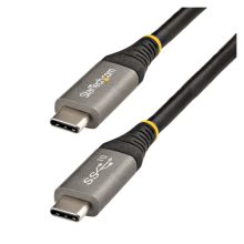 StarTech.com Cable de 50cm USB-C de 10Gbps, USB Tipo C USB 3.2 Gen 2 con carga por entrega de alimentación PD de 100W y modo alt de DP. SKU: USB31CCV50CM