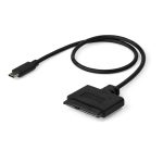 Imagen del cable adaptador USB 3.1 a SATA de StarTech.com, ideal para unidades de disco de 2,5 pulgadas, SKU USB31CSAT3CB
