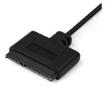 Imagen del cable adaptador USB 3.1 a SATA de StarTech.com, ideal para unidades de disco de 2,5 pulgadas, SKU USB31CSAT3CB