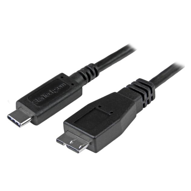 StarTech.com Cable Adaptador USB-C a Micro USB-B de 50cm - Alta Velocidad USB 3.1 (10Gbps) StarTech.com Cable Adaptador de 50cm USB-C a Micro USB-B, compatible con USB 3.1 de alta velocidad 10Gbps, SKU: USB31CUB50CM