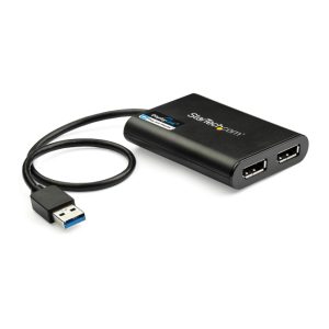 StarTech.com adaptador gráfico externo USB 3.0 a DisplayPort, doble 4K a 60 Hz, SKU USB32DP24K60