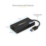 StarTech.com Adaptador Gráfico Externo USB 3.0 a HDMI UltraHD 4K 30Hz, certificado DisplayLink, compatible con Mac y Windows, SKU USB32HD4K