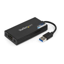 StarTech.com Adaptador Gráfico Externo USB 3.0 a HDMI UltraHD 4K 30Hz, certificado DisplayLink, compatible con Mac y Windows, SKU USB32HD4K