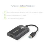 StarTech.com Adaptador USB 3.0 HDMI certificado con DisplayLink, resolución 1920x1200, SKU USB32HDPRO
