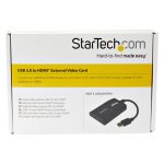 StarTech.com Adaptador USB 3.0 HDMI certificado con DisplayLink, resolución 1920x1200, SKU USB32HDPRO
