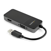 Imagen del StarTech.com Cable Adaptador USB 3.0 a HDMI/VGA, 4K 1080, convertidor externo de vídeo compatible con Mac y Windows. SKU USB32HDVGA.