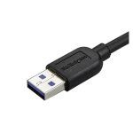 StarTech.com cable USB 3.2 Gen 1 (3.1 Gen 1) de 2 metros, con conector USB A y Micro-USB B, color negro. SKU: USB3AU2MLS