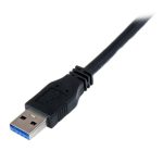 Cable certificado USB 3.0 Super Speed de 1 metro de StarTech.com, con conector Micro USB B macho a USB A macho, SKU USB3CAUB1M
