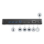 StarTech.com Docking Station USB 3.0 para 2 Monitores HDMI y DisplayPort 4K, Ref: USB3DOCKHDPC. USB 3.0 a 4x USB-A, Ethernet, HDMI y DP - Replicador de Puertos Universal para Ordenador Portátil Mac/Win.