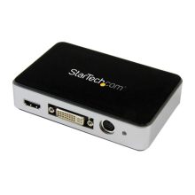 Capturadora de vídeo StarTech USB 3.0 a HDMI, DVI, VGA y Vídeo por Componentes. Grabador de vídeo HD 1080p a 60fps. SKU USB3HDCAP