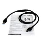 Cable adaptador USB 3.0 a eSATA de 91cm de la marca StarTech.com con capacidad de transferencia SATA de 6 Gbps, SKU USB3S2ESATA3