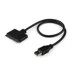 Cable SATA a USB de StarTech.com con soporte UASP para transferencia de datos rápida. SKU: USB3S2SAT3CB
