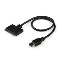 Cable SATA a USB de StarTech.com con soporte UASP para transferencia de datos rápida. SKU: USB3S2SAT3CB