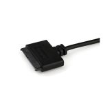 Cable SATA a USB de StarTech.com con soporte UASP para transferencia de datos rápida. SKU: USB3S2SAT3CB