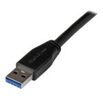 StarTech.com Cable Activo USB 3.0 SuperSpeed de 5 metros, Conector A Macho a B Macho, SKU: USB3SAB5M