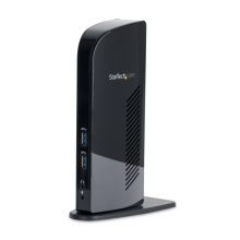 StarTech.com Docking Station USB 3.0 de 2 Monitores para Portátil con HDMI y DVI/VGA, hub ladrón 6x USB-A, GbE y audio, SKU USB3SDOCKHD