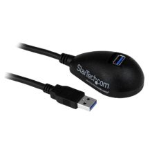 StarTech.com cable USB 3.0 SuperSpeed de 1,5 metros para extensión tipo A macho a hembra, SKU USB3SEXT5DKB