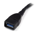 StarTech.com adaptador USB 3.0 de 15cm con 2 puertos y IDC20 header para placa base, color negro, SKU USB3SMBADAP6