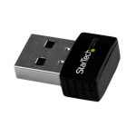 StarTech.com Micro Adaptador de Red Inalámbrica Wifi USB AC600 Externo - Wireless 1T1R 802.11ac - 2,4GHz y 5GHz, SKU USB433ACD1X1