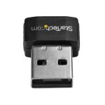 StarTech.com Micro Adaptador de Red Inalámbrica Wifi USB AC600 Externo - Wireless 1T1R 802.11ac - 2,4GHz y 5GHz, SKU USB433ACD1X1