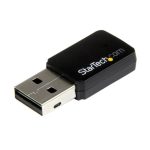 Adaptador de red USB 2.0 inalámbrico StarTech.com AC600 de banda doble con Wifi 802.11ac y SKU USB433WACDB