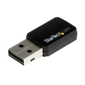 Adaptador de red USB 2.0 inalámbrico StarTech.com AC600 de banda doble con Wifi 802.11ac y SKU USB433WACDB