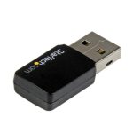 Adaptador de red USB 2.0 inalámbrico StarTech.com AC600 de banda doble con Wifi 802.11ac y SKU USB433WACDB