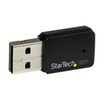 Adaptador de red USB 2.0 inalámbrico StarTech.com AC600 de banda doble con Wifi 802.11ac y SKU USB433WACDB