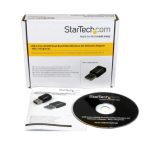 Adaptador de red USB 2.0 inalámbrico StarTech.com AC600 de banda doble con Wifi 802.11ac y SKU USB433WACDB