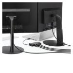 StarTech.com Mini Dock USB 3.0, estación docking para 2 monitores con DisplayPort 4K a 60Hz y red Ethernet Gigabit, incluye cable USB 3.1 de 30cm para portátil, SKU USBA2DPGB