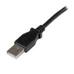Cable adaptador StarTech.com de 3 metros USB A macho a USB B macho en ángulo izquierdo para impresoras, SKU USBAB3ML