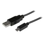 StarTech.com cable de 1m Micro USB, modelo USBAUB1MBK. Ideal para conexión de dispositivos móviles y carga.