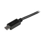 StarTech.com cable de 1m Micro USB, modelo USBAUB1MBK. Ideal para conexión de dispositivos móviles y carga.