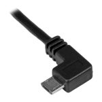 Imagen del StarTech.com Cable Micro USB de 1 metro con conector acodado a la izquierda, ideal para carga y sincronización de dispositivos - SKU USBAUB1MLA