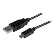 StarTech.com Cable Micro USB de 2 metros, alta velocidad, SKU USBAUB2MBK