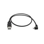 StarTech.com Cable de 0,5m Micro USB acodado a la derecha para carga y sincronización de smartphones o tablets, SKU USBAUB50CMRA
