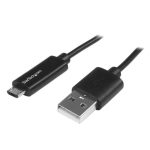 Cable Micro USB de 1 metro con LED indicador de carga de StarTech.com, SKU USBAUBL1M